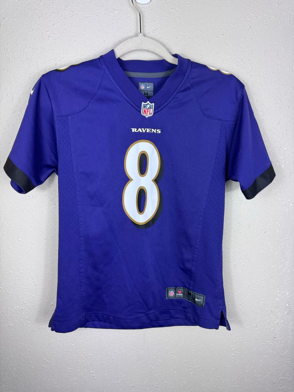 Nike Baltimore Ravens Lamar Jackson Youth Jersey Size Medium 10/12